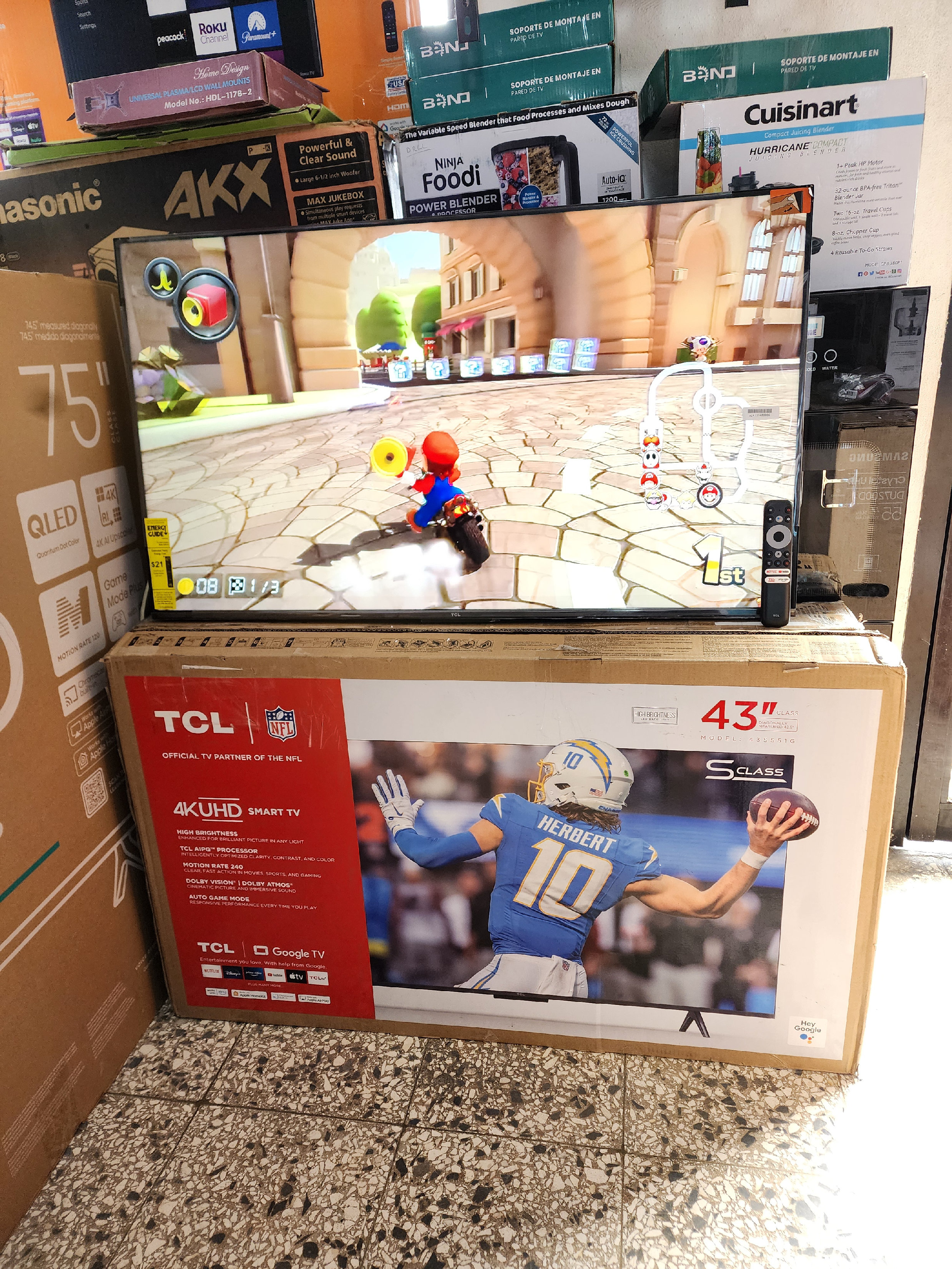 tv - tcl 43" smart tv google serie 5 0