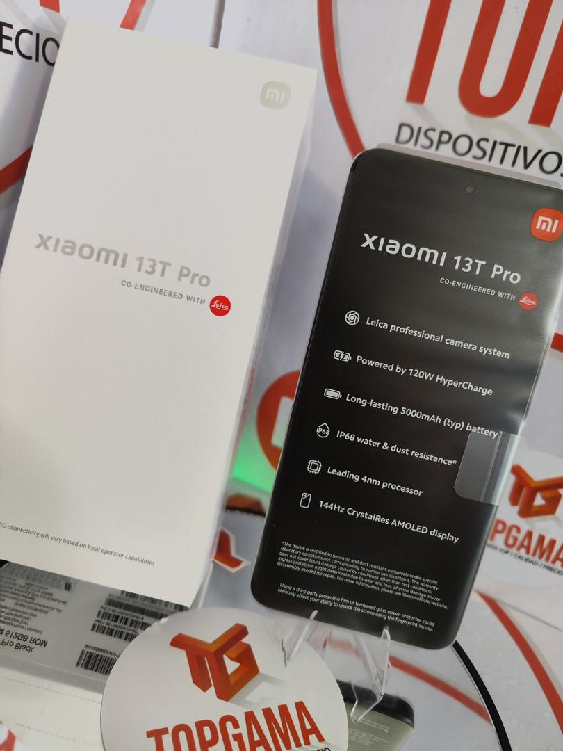 celulares y tabletas - XIAOMI 13T PRO 5G, 12GB RAM + 512GB ROM 7