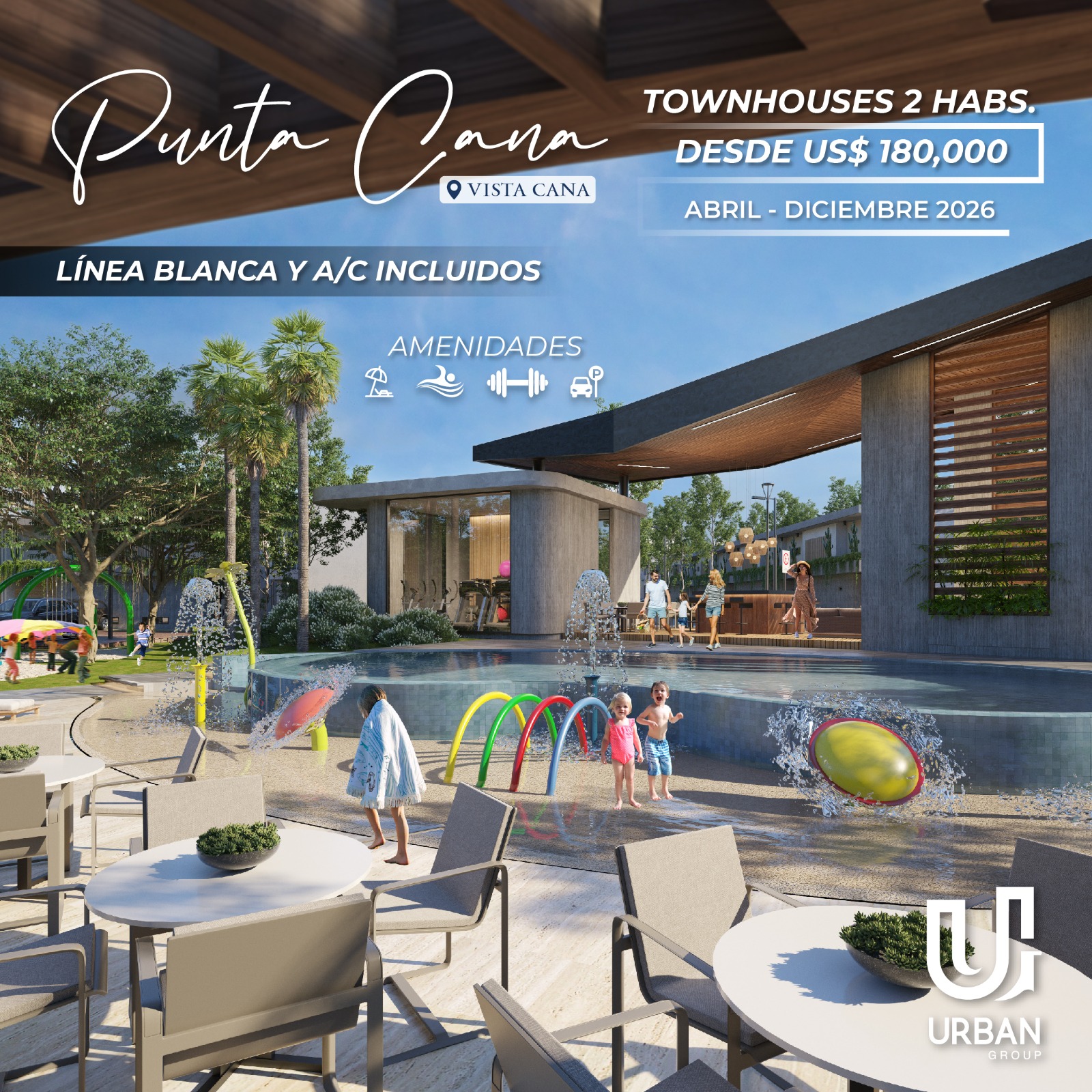 casas vacacionales y villas - Townhouses 2 habs en Vistacana 2