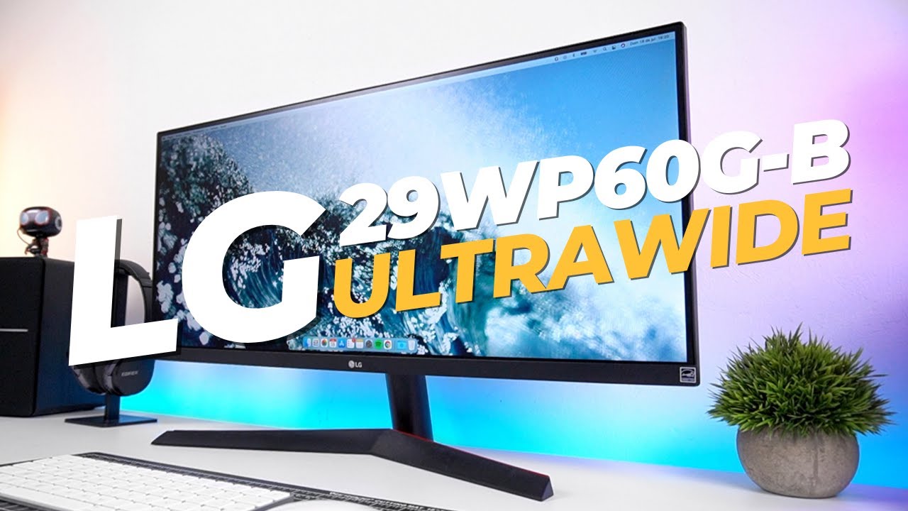 computadoras y laptops - Monitor UltraWide LG 29WP60G-B 29 pulg Full HD