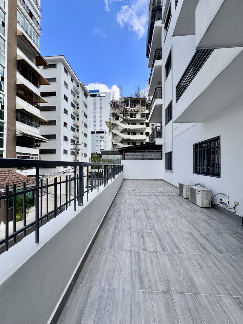 apartamentos - Piantini 2da con terraza 2 habitaciones 2 parqueos  9
