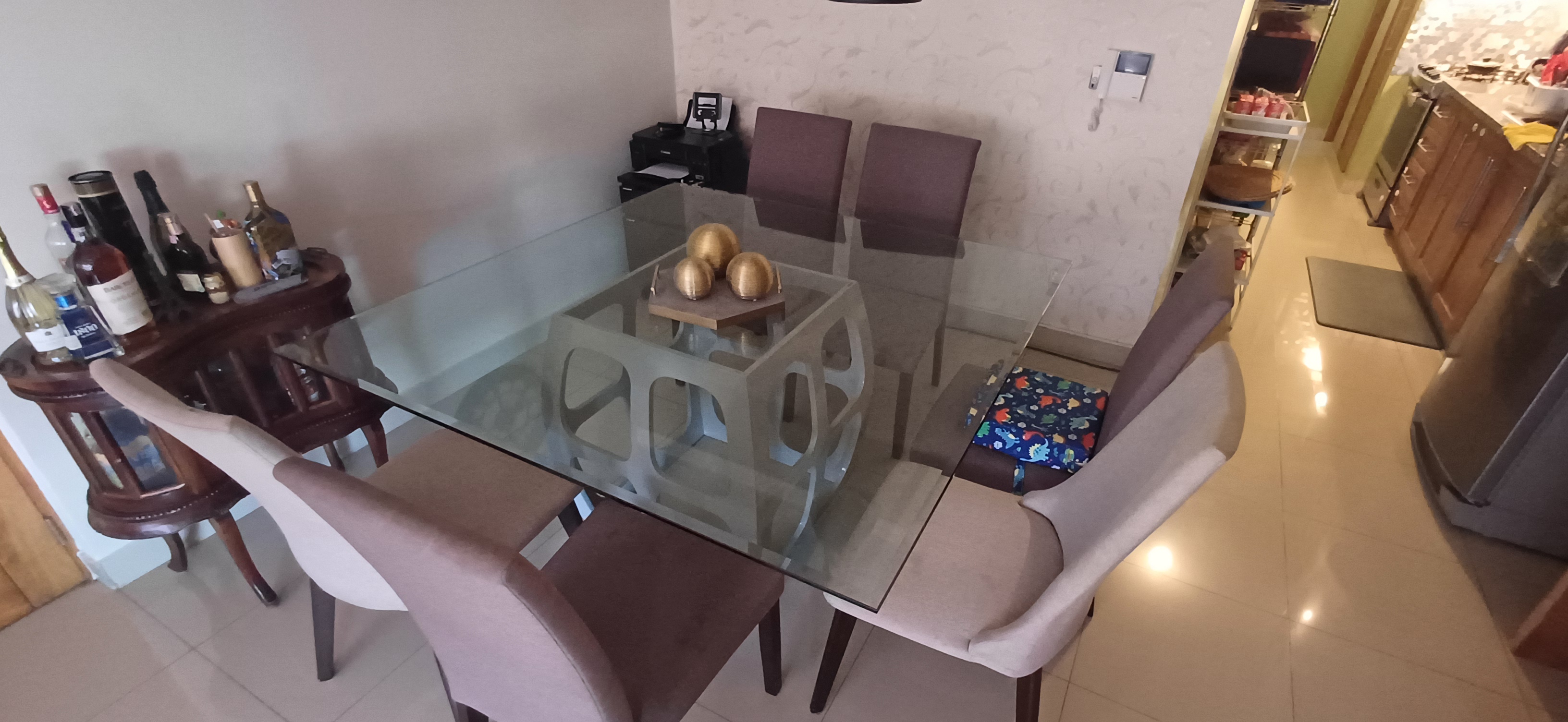 muebles y colchones - COMEDOR CUADRADO 70 X 70 COMO NUEVO 2