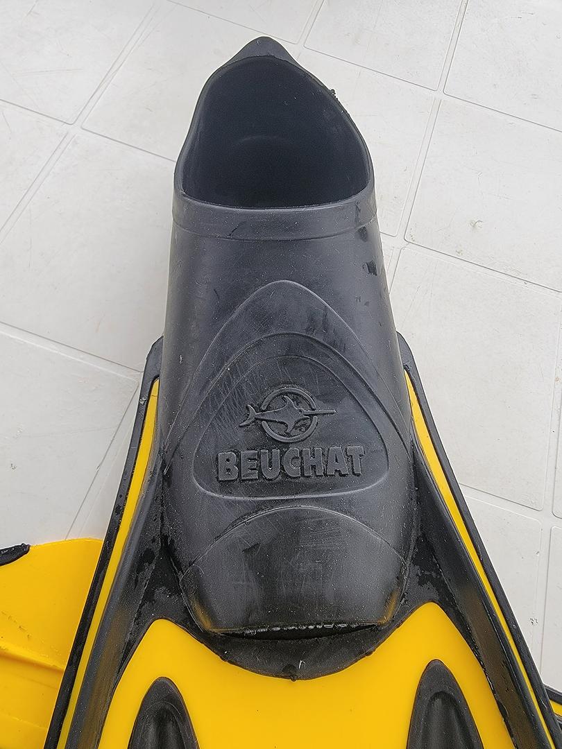 hobby y coleccion - CHAPALETAS DE BUCEO BEUCHAT ORIGINAL 44-45 2