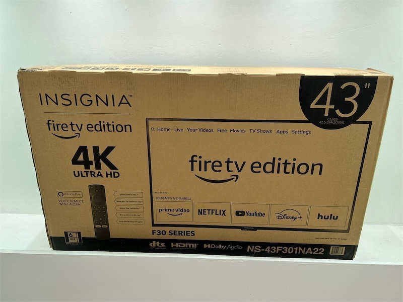 tv - SMART FIRE TV "INSIGNIA" 43 PULGADAS NUEVAS 0KM SELLADAS.