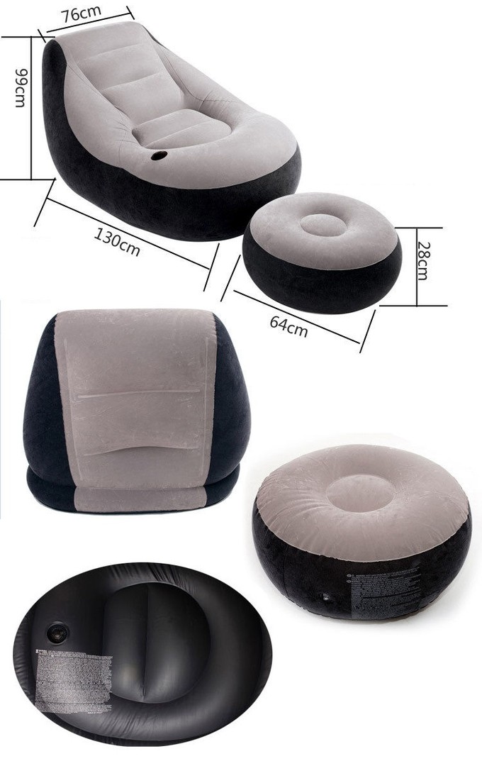 impresoras y scanners - Sillon + reposapiés inflable INTEX  1