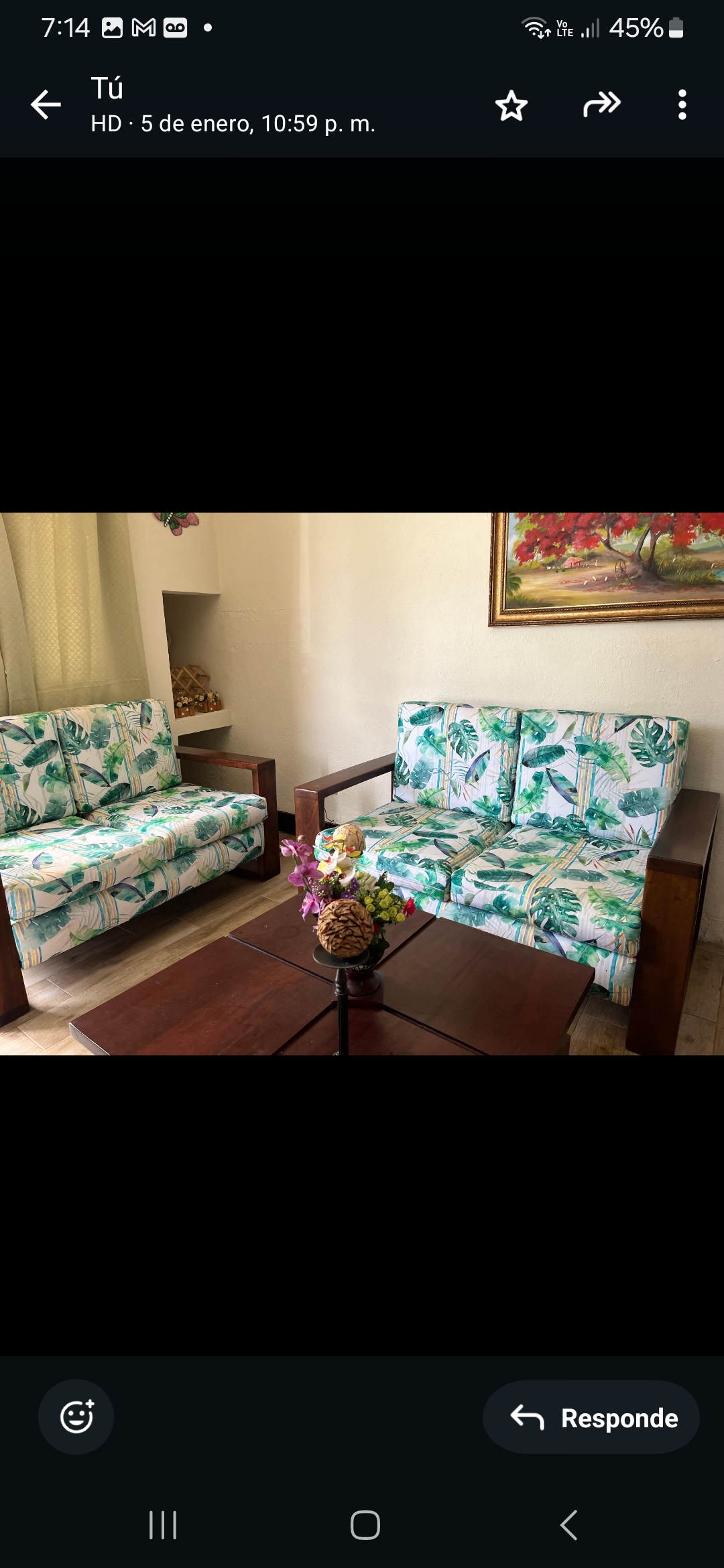 muebles y colchones - DE OPORTUNIDAD HERMOSO JUEGO DE SALA ONTERRAZA EN CAOBA 100% 1