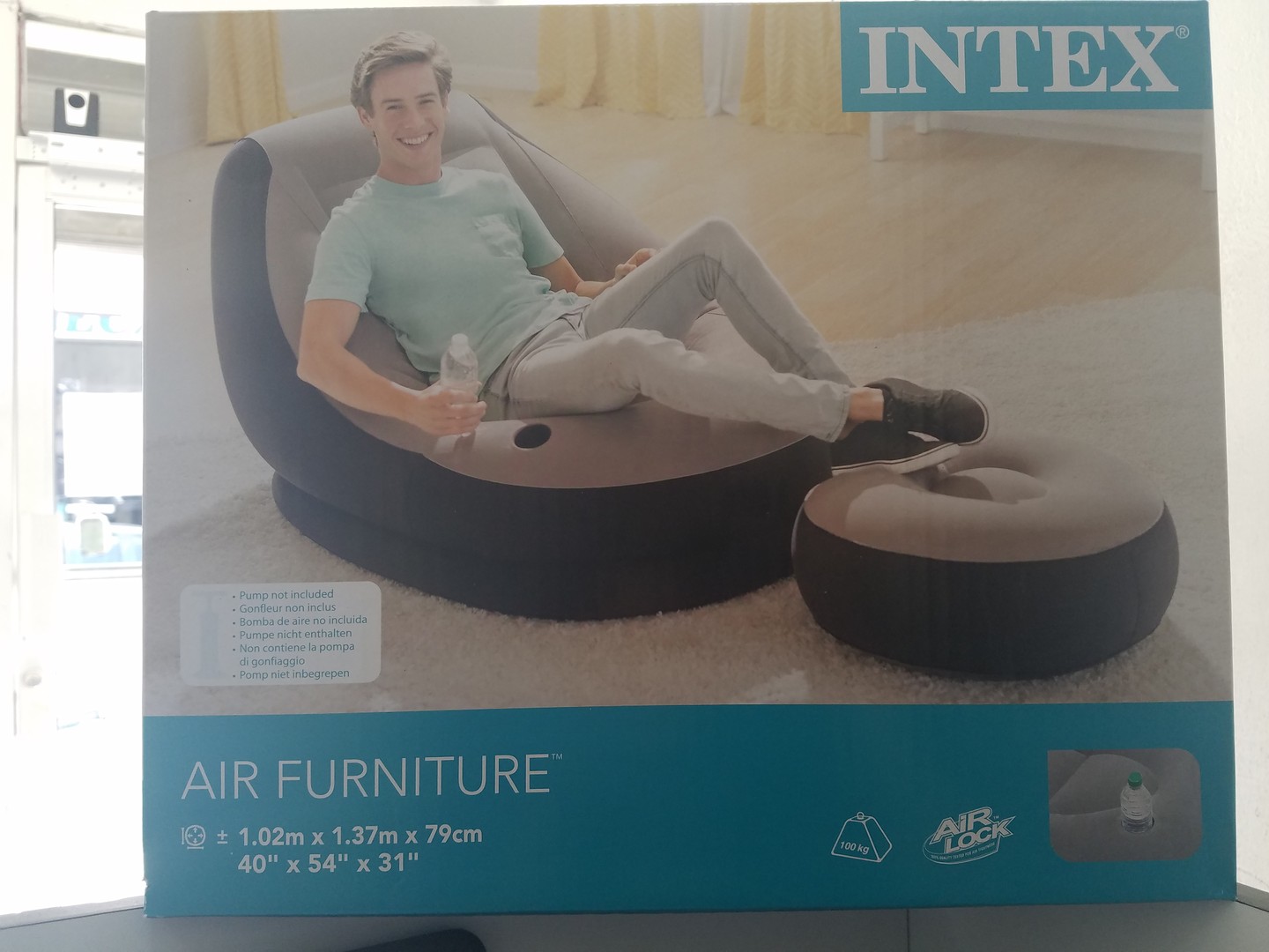 impresoras y scanners - Sillon + reposapiés inflable INTEX  2