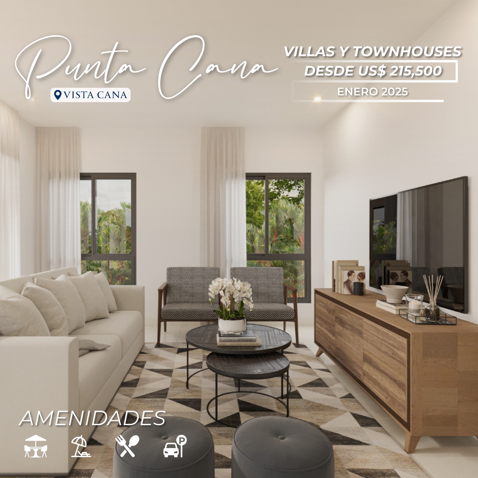 casas vacacionales y villas - Apartamentos y Villas En Vistacana Punta Cana 4