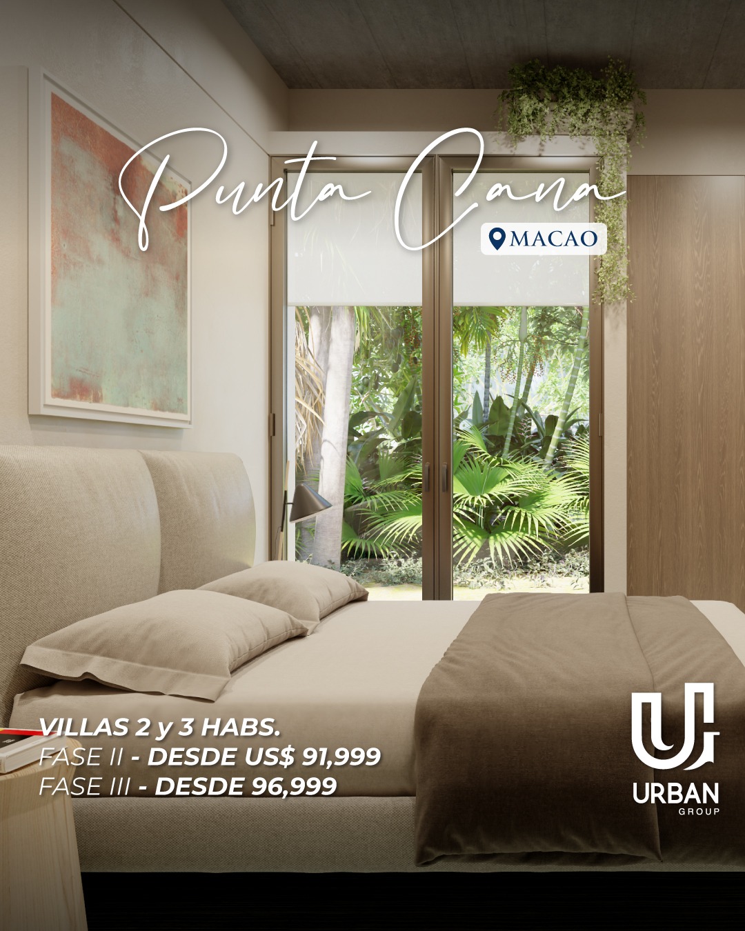 casas vacacionales y villas - Villas con Club de Playa en Punta Cana US$91,999 2