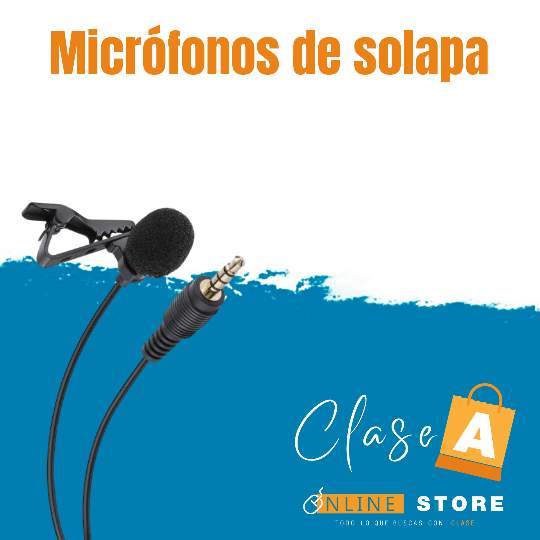 camaras y audio - Micrófono de solapa