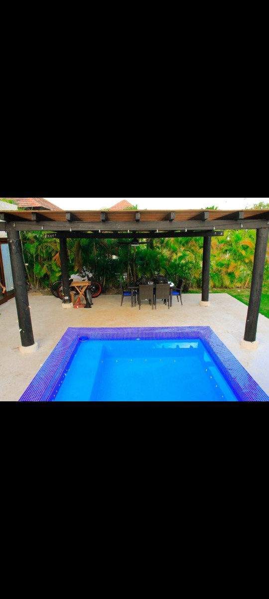 casas vacacionales y villas - Hermosa villa en Cap Cana Green Village 3 dormitorios 4 baños 8