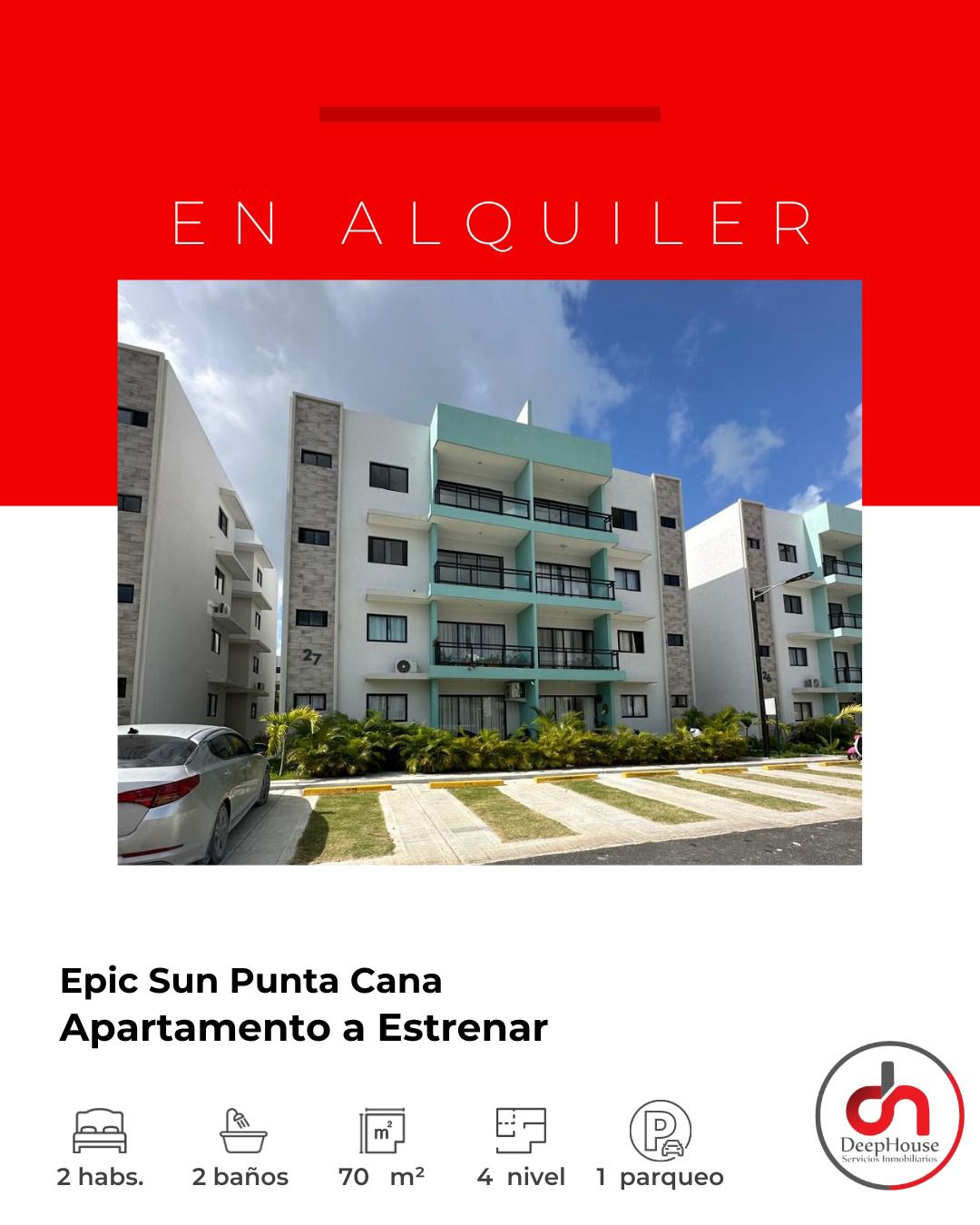 apartamentos - Apartamento en Epic Punta Cana,2 Habitaciones