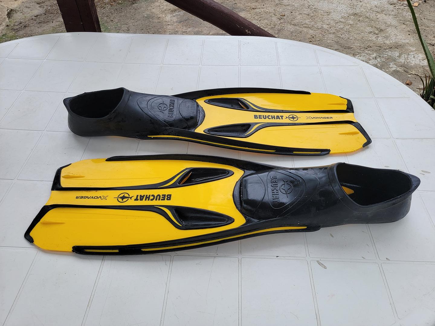 hobby y coleccion - CHAPALETAS DE BUCEO BEUCHAT ORIGINAL 44-45 5