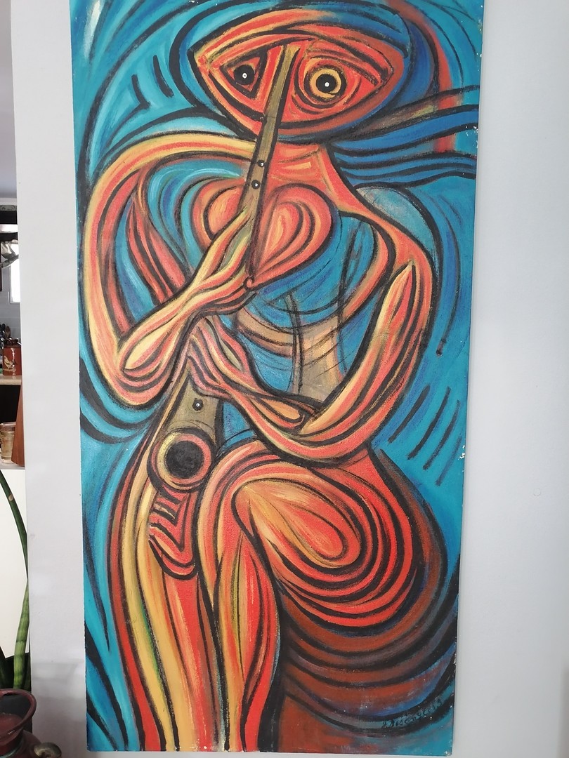 arte y antigüedades - Obra de arte del reconocido artista Dominicano Jesús Desangles.  1