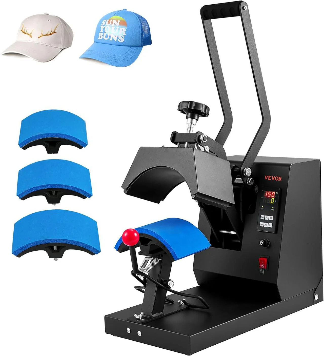 otros electronicos - Maquina de sublimacion para gorras 4 en 1 2