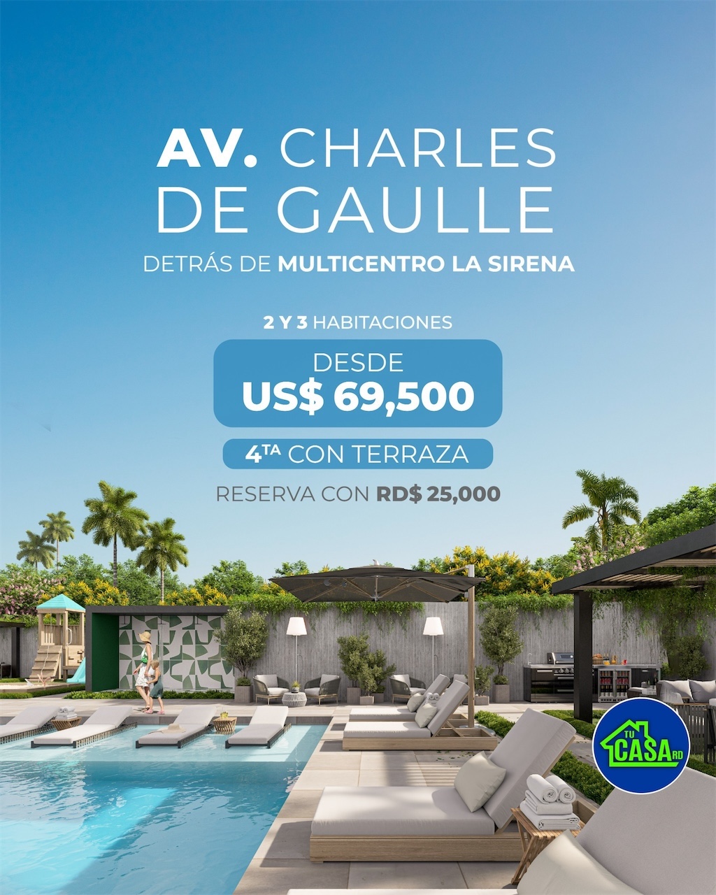 apartamentos - Apartamentos en Venta en Av. Charles de Gaulle 🤩  1