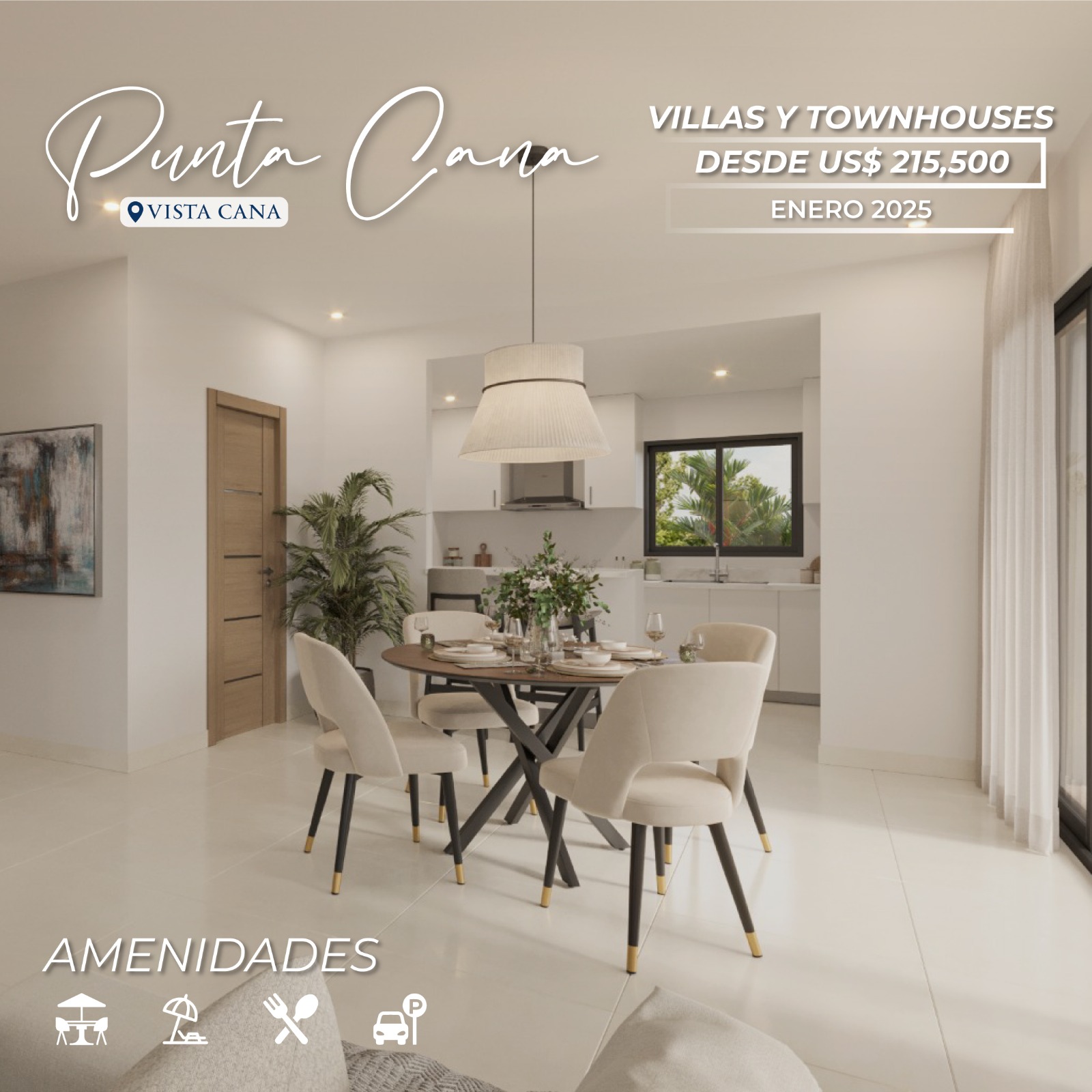 casas vacacionales y villas - Apartamentos y Villas En Vistacana Punta Cana 6