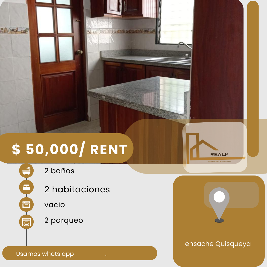 apartamentos - hermoso apartamento en zona centrica ensanche Quisqueya 0