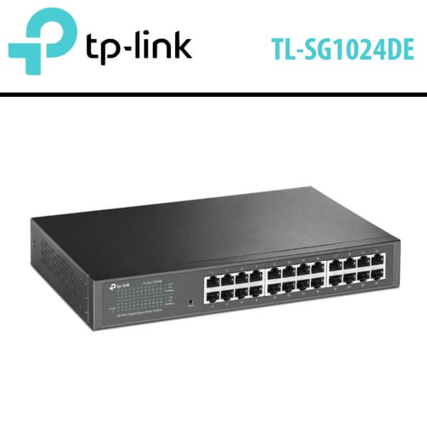 otros electronicos - SWITCH 24 PUERTOS TP-LINK TL-SG1024DE, GIGABIT 