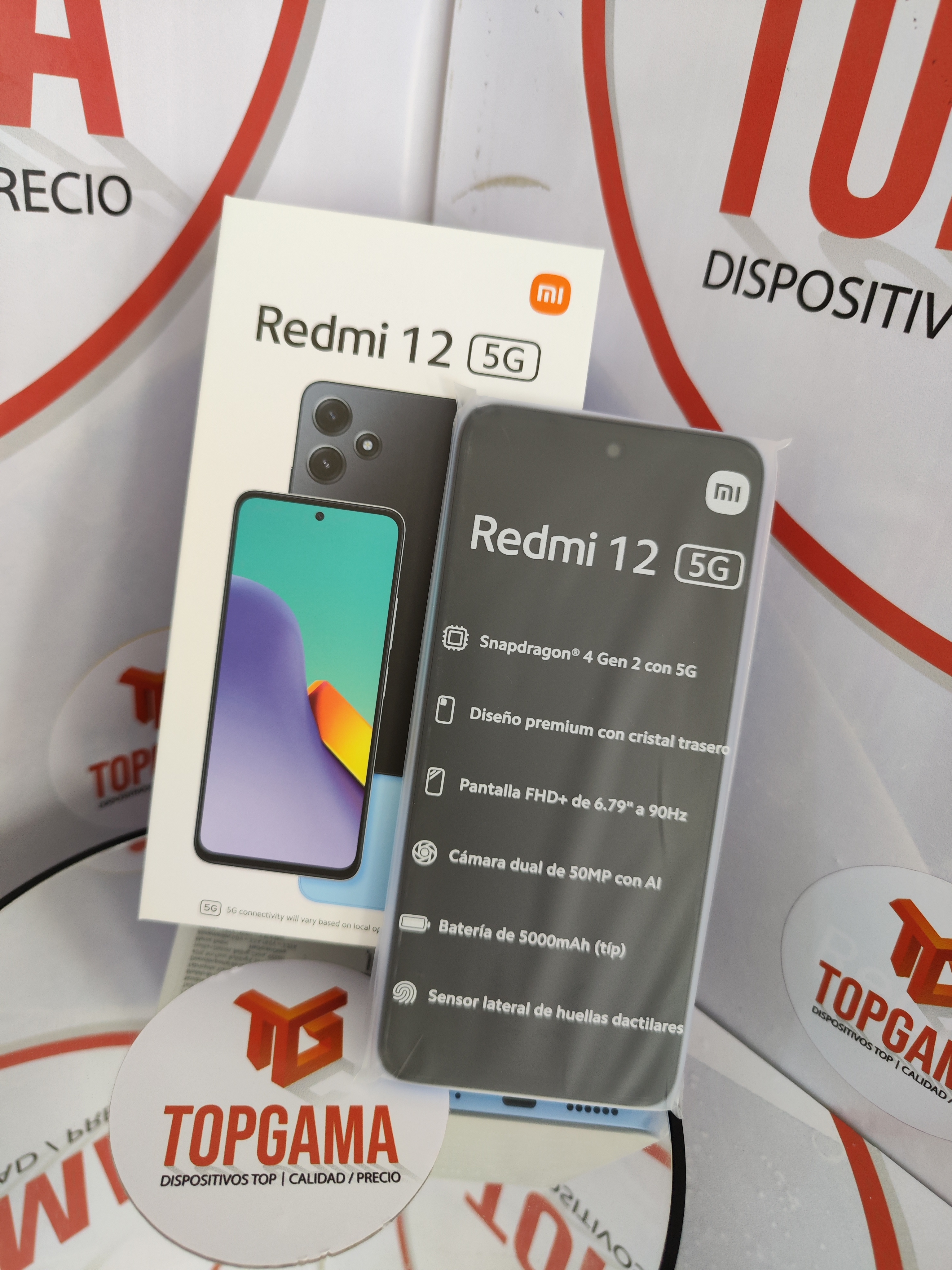 celulares y tabletas - XIAOMI REDMI 12 5G, 4GB RAM + 128GB ROM  8
