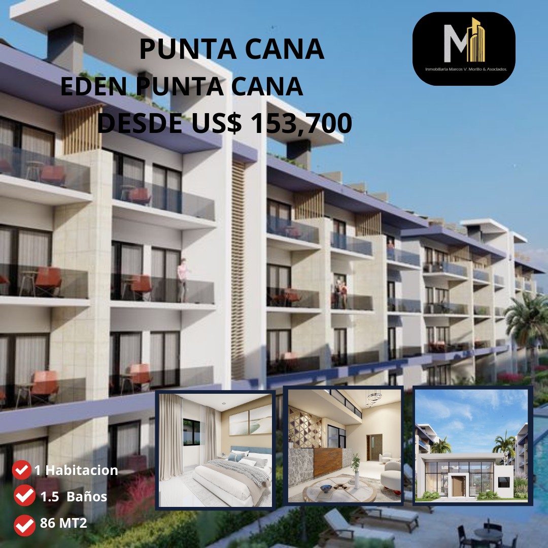 apartamentos - vendo apartamento en punta cana 6