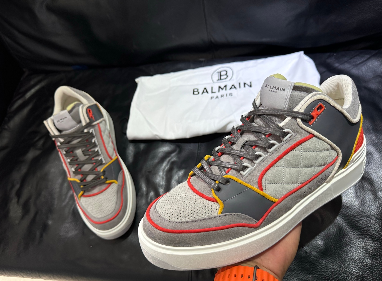 zapatos para hombre - Tenis Balmain B Court Mid-Top Size 43EU| 10 US Nuevos, Originales, US$ 575 NEG