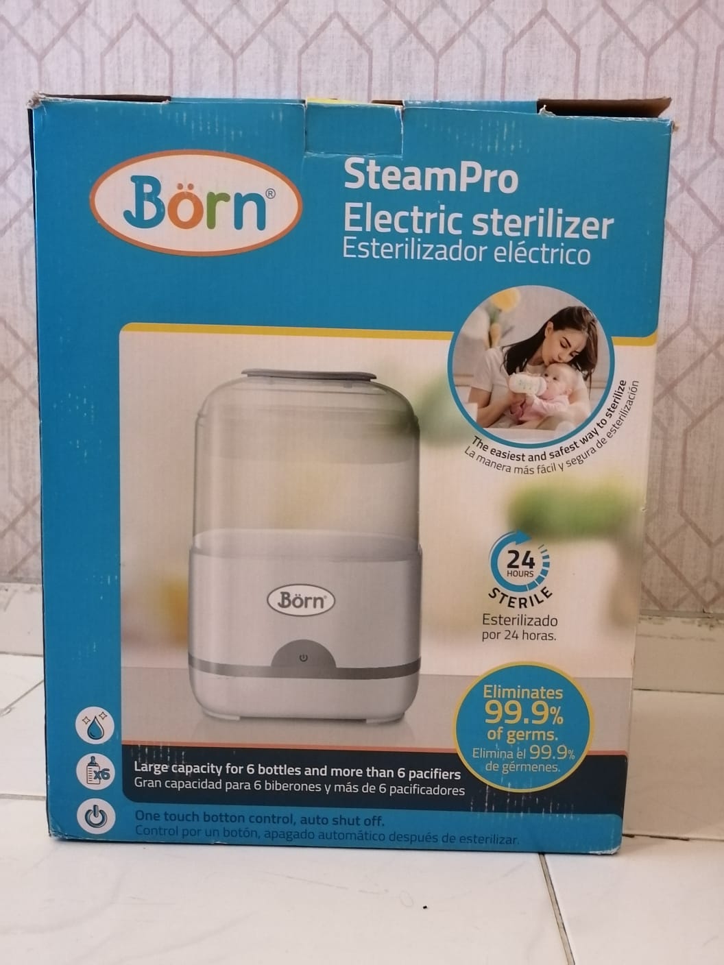 cuidado y nutricion - Vendo Esterilizador Eléctrico de Biberones Born