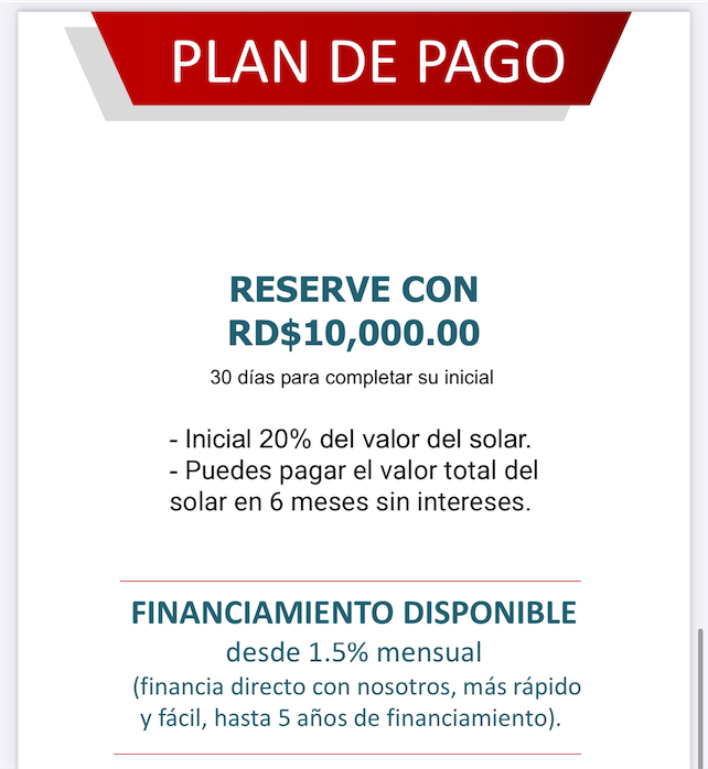 solares y terrenos - Venta de solares en san Cristobal a 5 minutos de la playa complejo vacacional 2