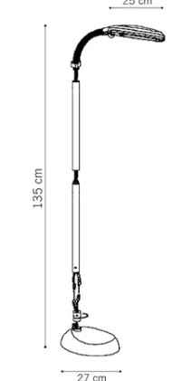 decoración y accesorios - Lámpara De Pie Con Luz Diurna Natural - Tall Reading Task LED 3