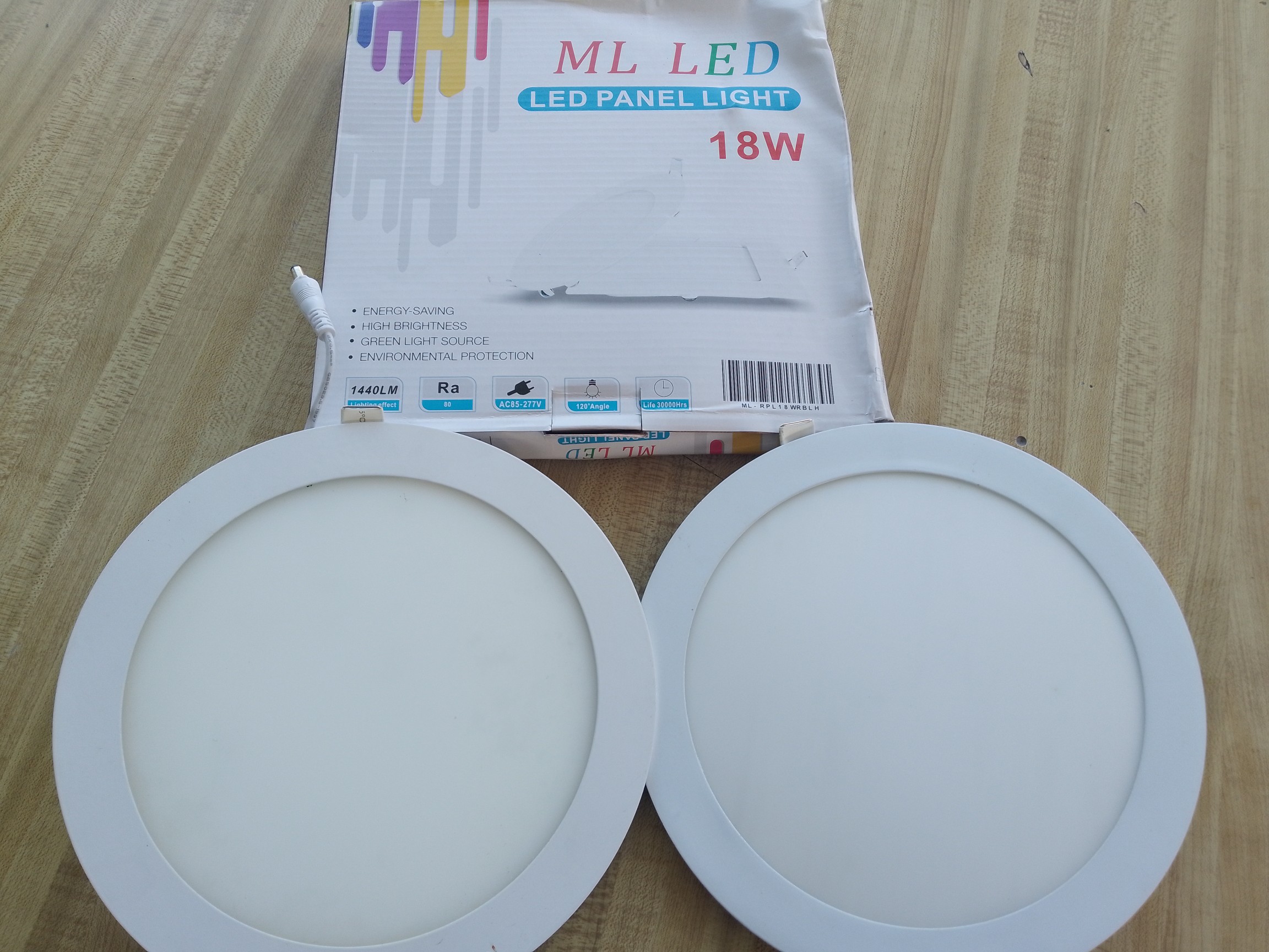electrodomesticos - ML led panel light (luz LED blanca) 18W
