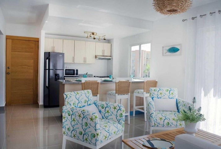 apartamentos - Proyecto en venta Punta Cana  #21-1682 un dormitorio, Piscina, balcón, Gym.