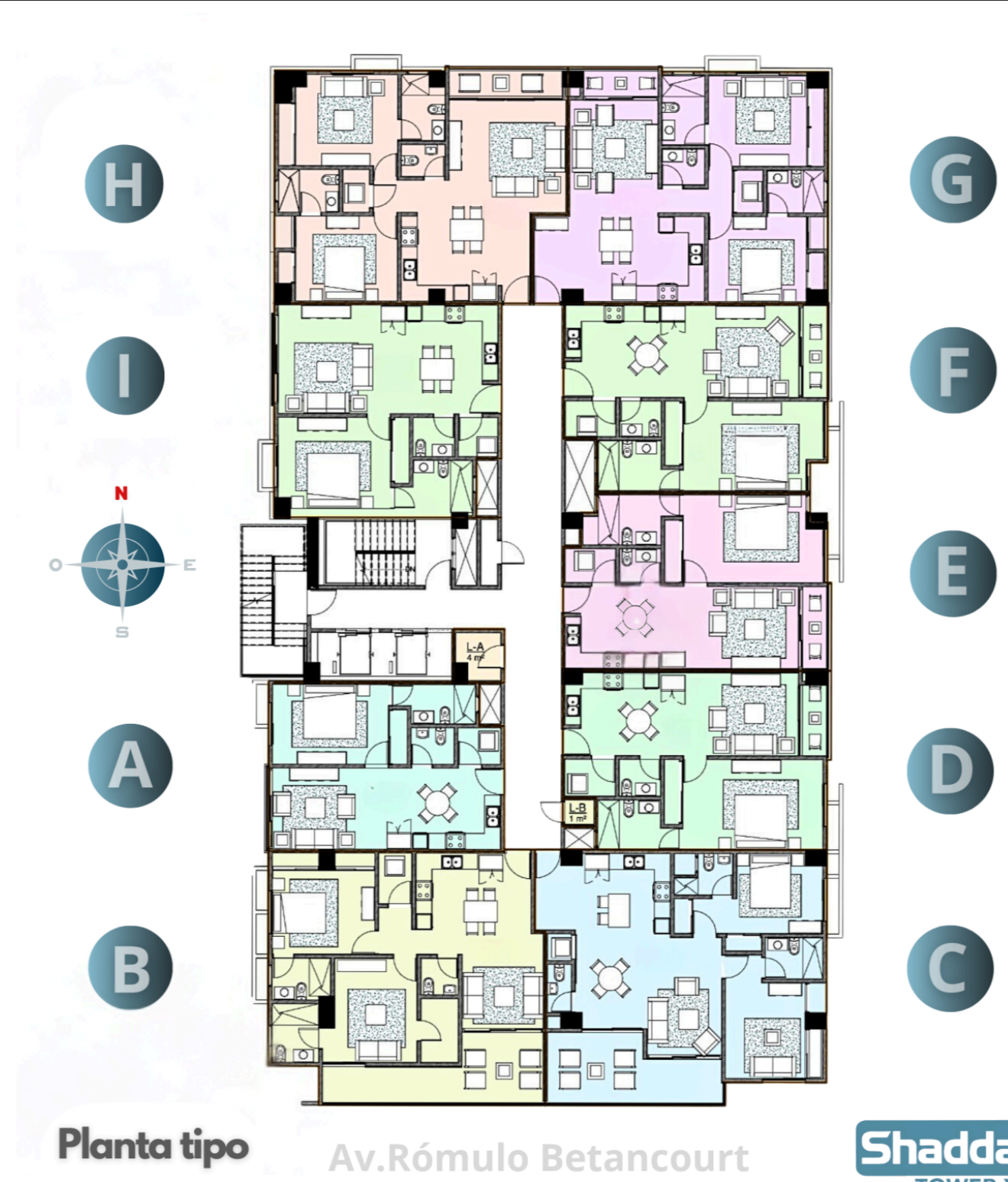 apartamentos - Proyecto plano renacimiento una y dos hab parqueos 4