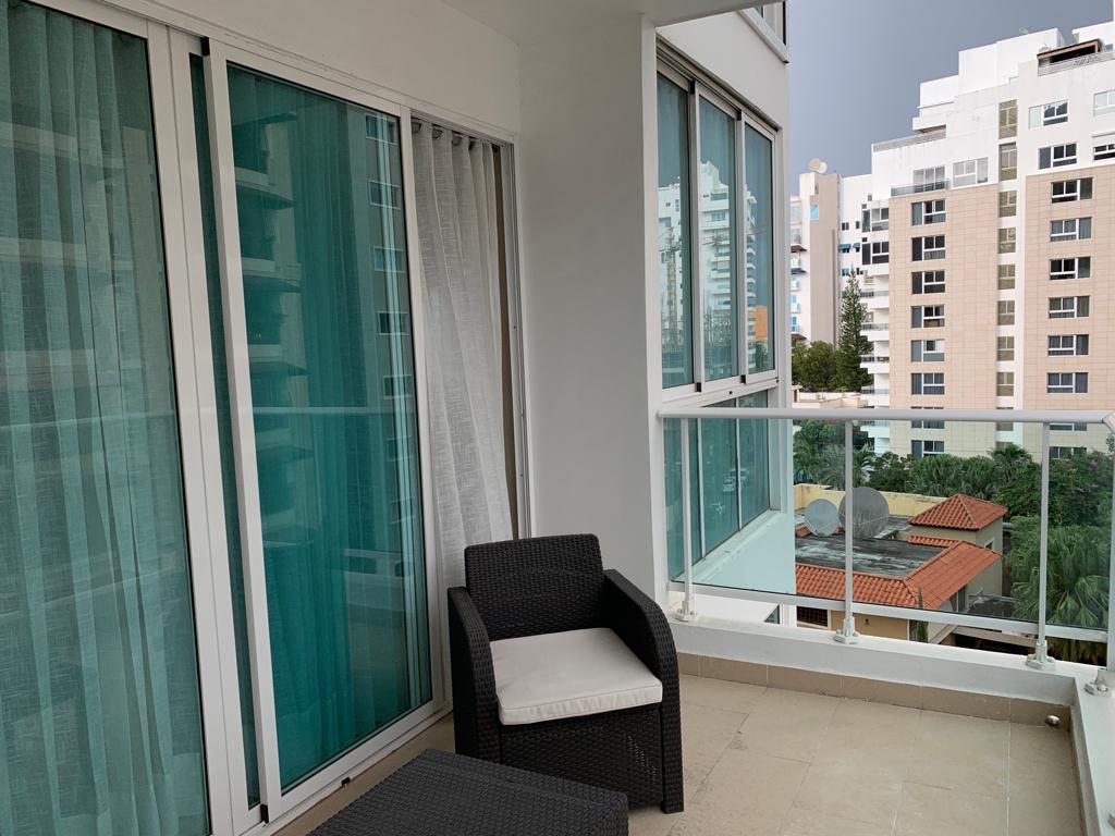 apartamentos - Apartamento En Alquiler Amueblado 80 Mts Sin Inter 2