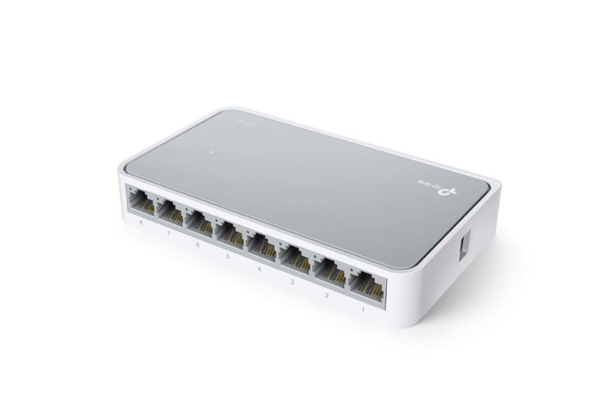 otros electronicos - Switch de escritorio TP-Link de 8 puertos 10/100Mbps SF1008D 1