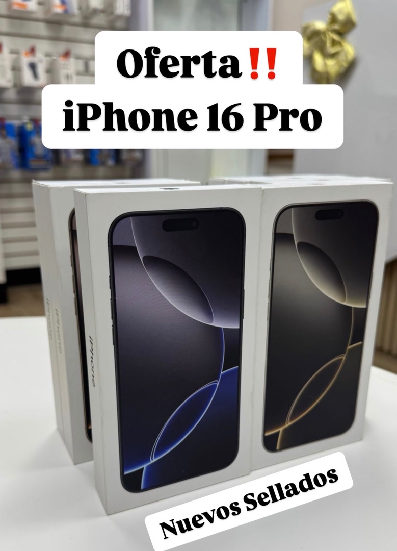 celulares y tabletas - iPhone 16 Pro Max 256GB Nuevos Sellados & Factory  0