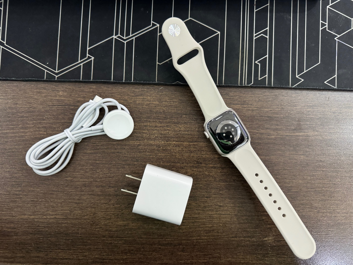 accesorios para electronica - Apple Watch Series 8 41mm Starlight como nuevo, Garantía, RD$ 16,500 NEG 1