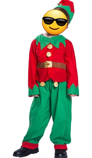 ropa y zapatos - Alquiler Traje Duende niños