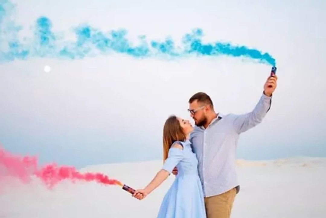 accesorios - Bengala Bomba Gender Reveal Revelacion del sexo smoke bomb humo 1