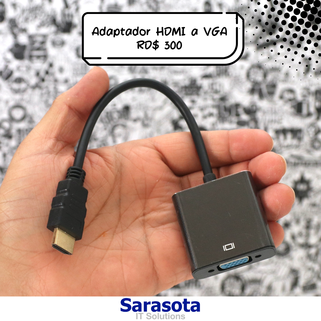 accesorios para electronica - Adaptador HDMI a VGA en RD$ 300