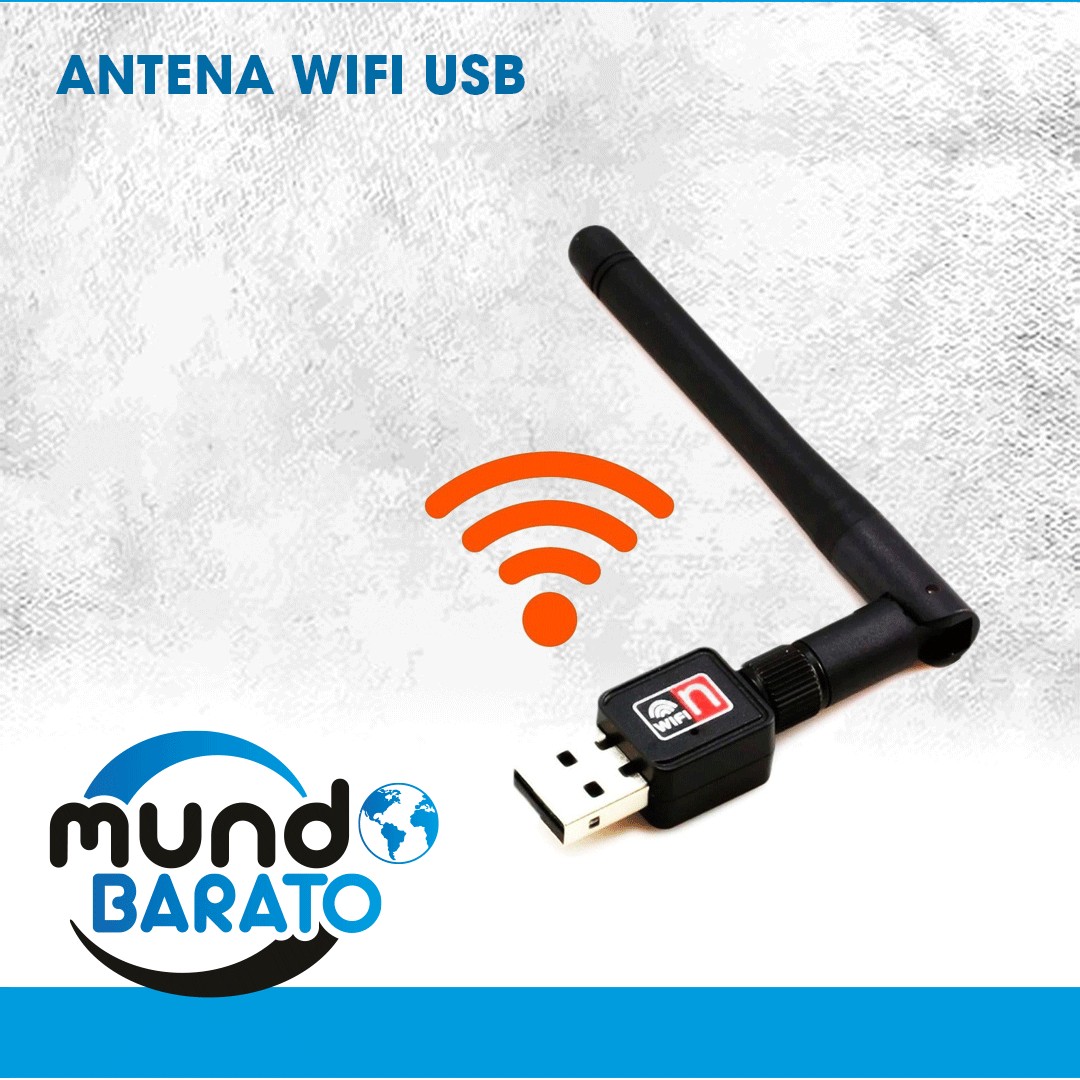 accesorios para electronica - Antena Wifi Usb Receptor Wifi Con Antena Para Pc. Modem Lan Adaptador