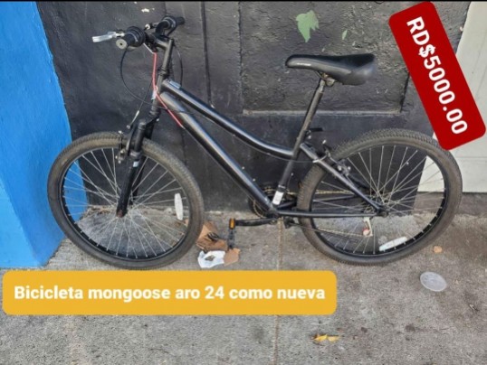 bicicletas y accesorios - Bicicleta Mongoose aro 24 como nueva traida de estados unidos