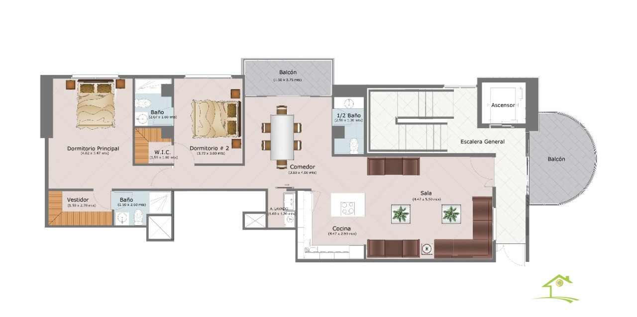 apartamentos - Torre en Cerro de Gurabo II Santiago 4