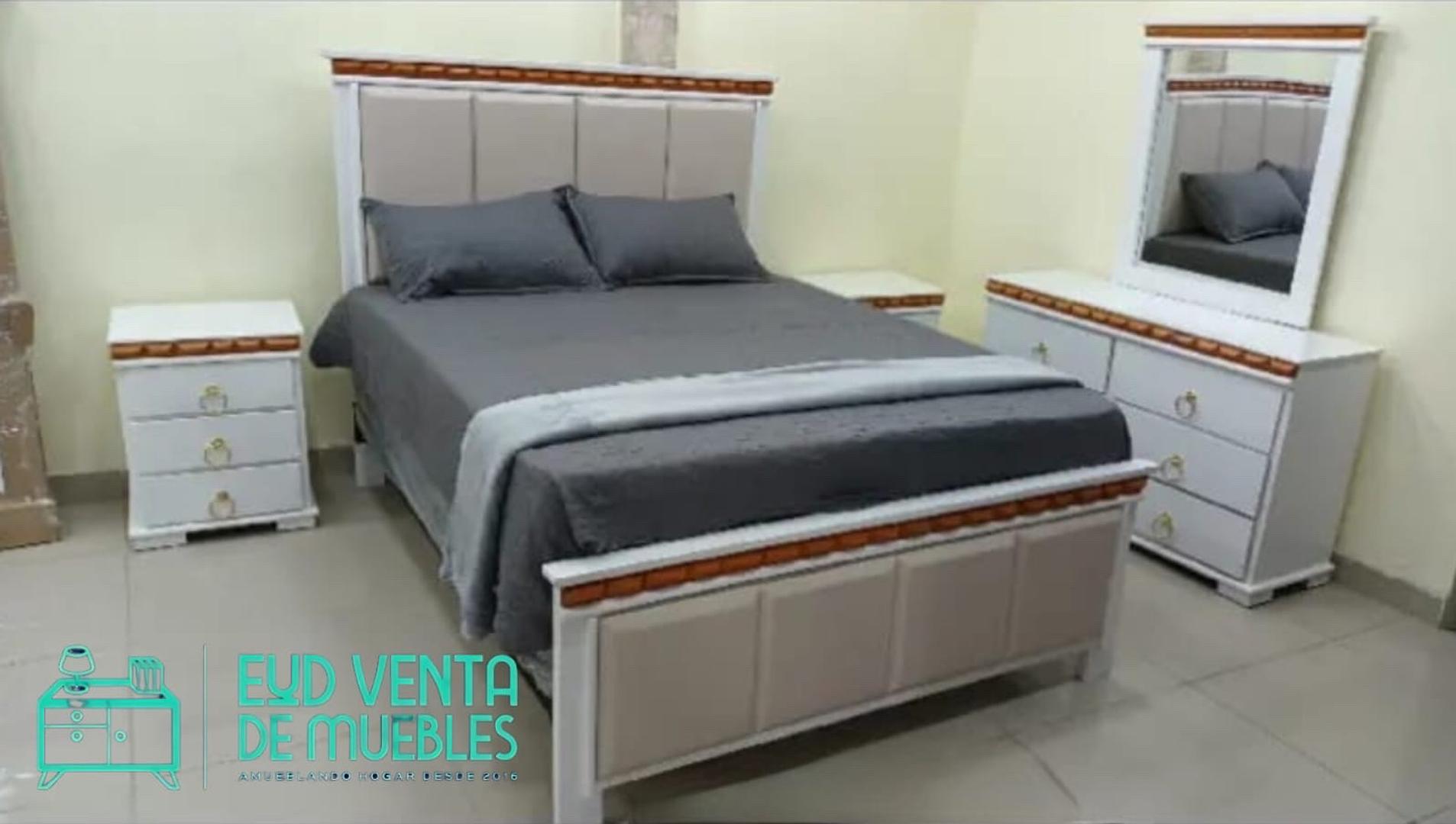 muebles y colchones - Dormitorio Pirámide Tapizada. 