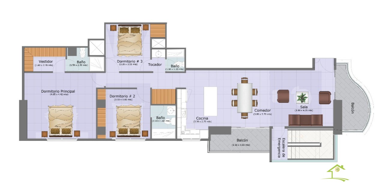 apartamentos - Torre en Cerro de Gurabo II Santiago 5