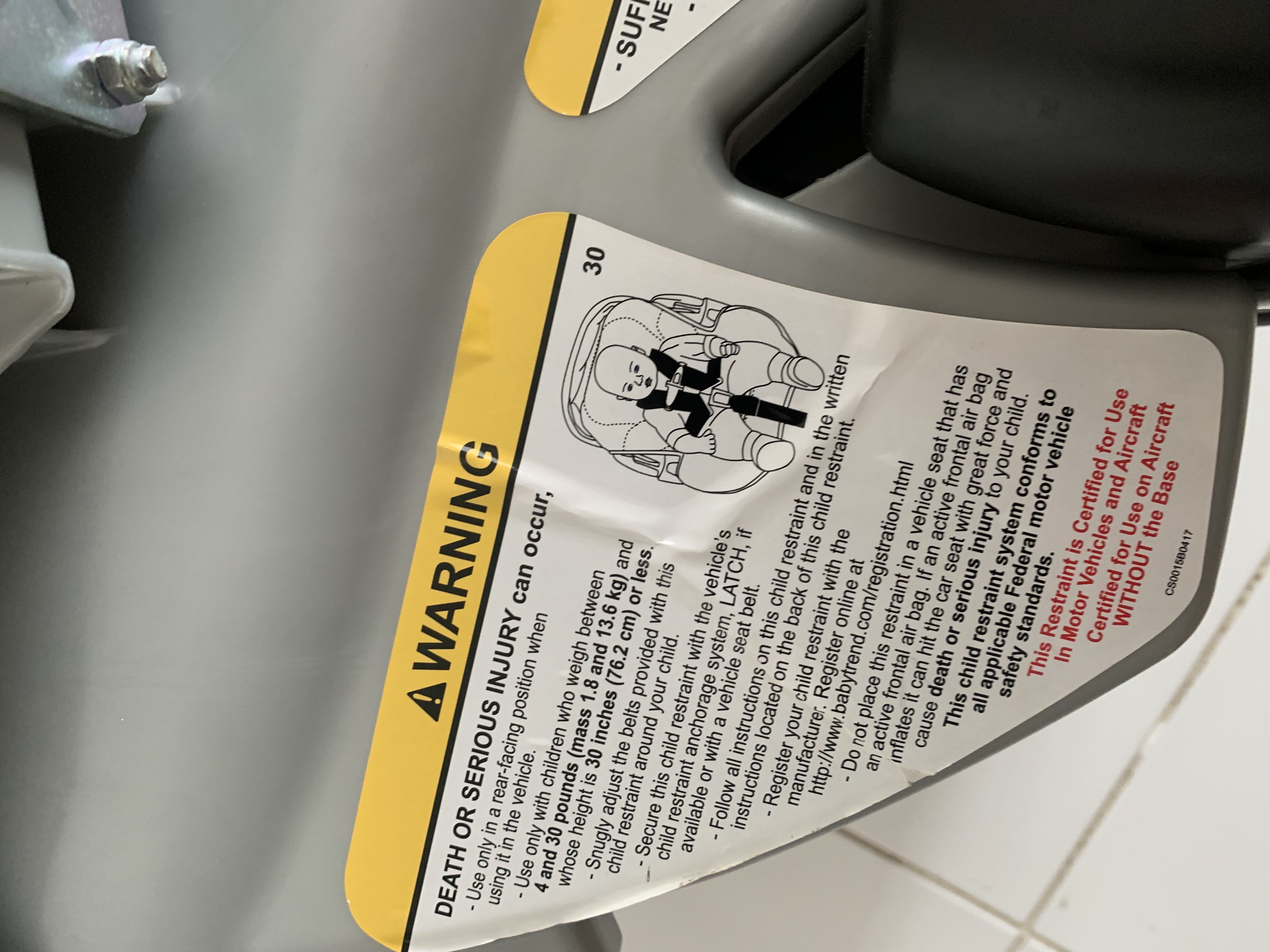 accesorios - Asiento de Bebé para vehículos 
carsit 1