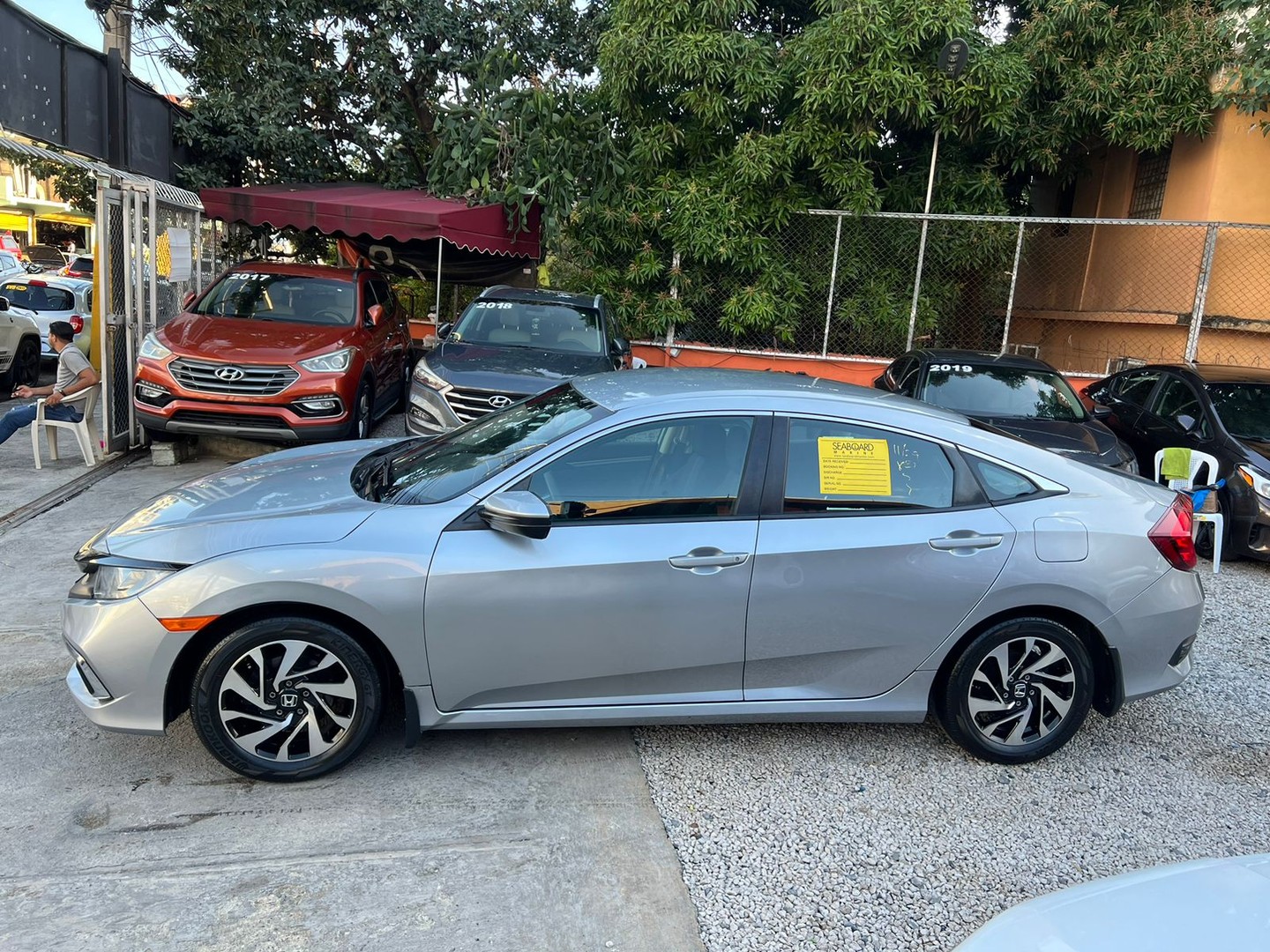 carros - HONDA CIVIC LX 2019 GRIS PLATA "RECIEN IMPORTADO" 1