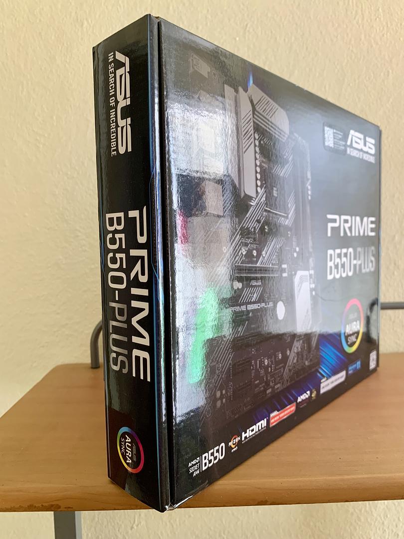 computadoras y laptops - MotherboardAsusPrimeB550-PlusAMD AM4 Ready Ryzen 5000 WIND 11 ATX Nueva Sellada  3