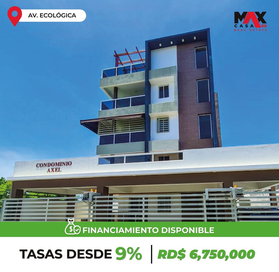 apartamentos - 1ER PISO CON PATIO DE VENTA UBICADO EN AV ECOLOGICA, SANTO DOMINGO ESTE