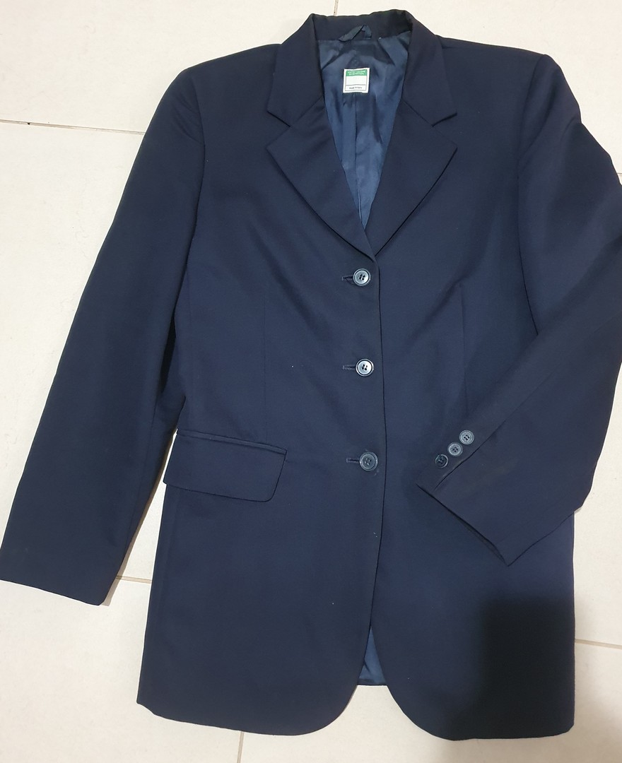 ropa para mujer - Blazer mangas largas, Benetton original, impecable. 