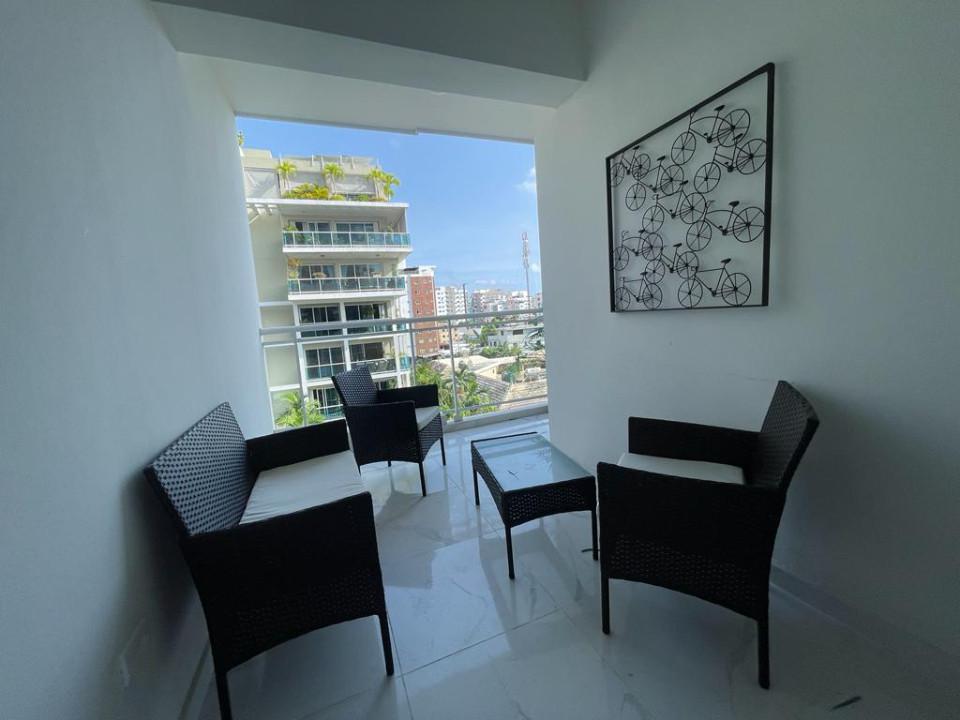 apartamentos - Apartamento en Alquiler Amueblado en EVARISTO MORALES 2